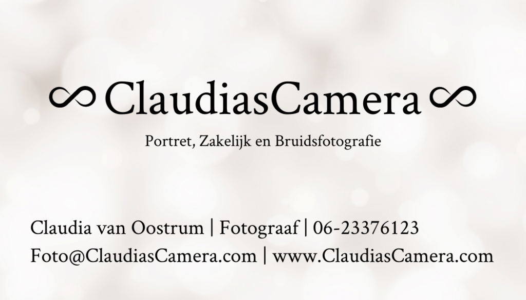 Contact formulier ClaudiasCamera Portret zakelijk bruidsfotografie
